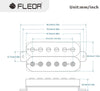 FLEOR Pickup Humbucker Alnico 2