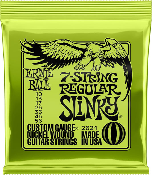 Ernie Ball Regular Slinky 7-String (10-56): Corde per Chitarra a 7 Corde